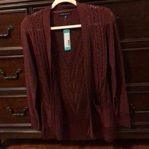 Love Ellie Adele Two Pocket Pointelle Cardigan